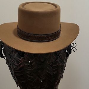Vintage Stetson 4X Beaver Revenger Gambler Brown Hat Size 7